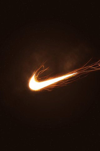 Обои огонь, логотип, найк, fire, logo, nike разрешение 1920x1080 Загрузить