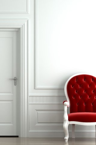 Обои стиль, интерьер, дверь, стул, минимализм, комната, кресло, style, interior, the door, chair, minimalism, room разрешение 5000x3750 Загрузить