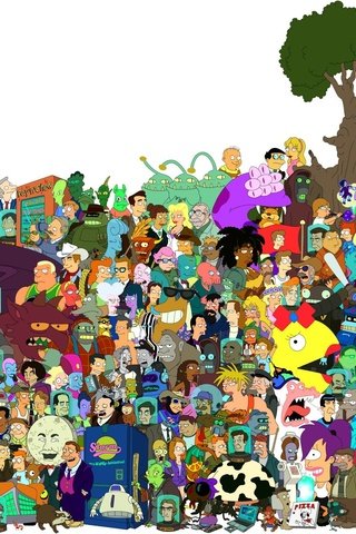 Обои фантастика, мультфильм, футурама, fiction, cartoon, futurama разрешение 2399x1421 Загрузить