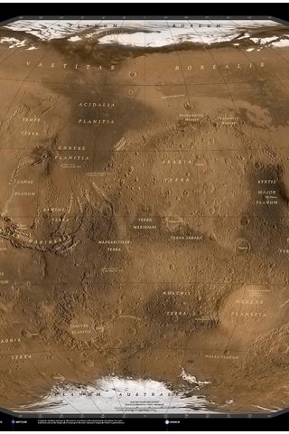 Обои планета, карта, марс, planet, map, mars разрешение 6000x3906 Загрузить