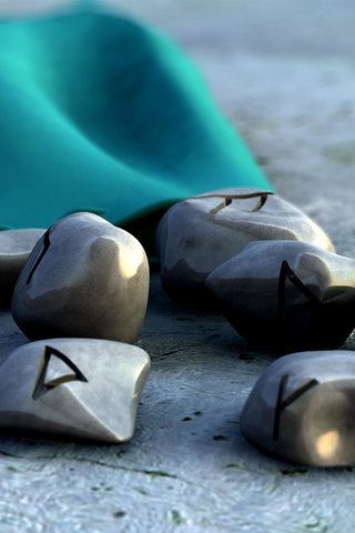 Обои камни, знаки, чехол, фото магических рун, stones, signs, case, photo magic runes разрешение 2560x1600 Загрузить