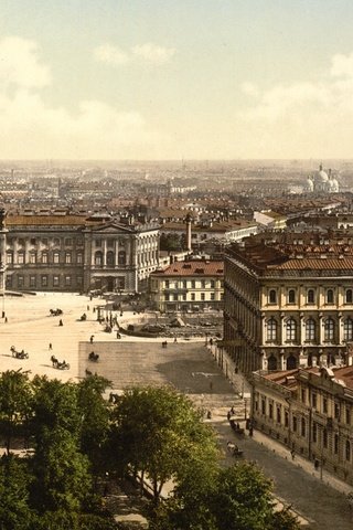 Обои санкт-петербург, питер, старое фото, saint petersburg, peter, old photo разрешение 1920x1200 Загрузить