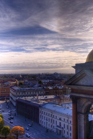 Обои дорога, колонны, санкт-петербург, питер, исаакиевский собор, road, columns, saint petersburg, peter, st. isaac's cathedral разрешение 1920x1440 Загрузить