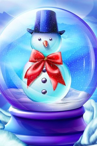 Обои снег, новый год, зима, снеговик, рождество, детство, сказка, snow, new year, winter, snowman, christmas, childhood, tale разрешение 1920x1200 Загрузить