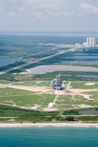 Обои шаттл, мыс канаверал, космический челнок, shuttle, cape canaveral, space shuttle разрешение 3072x2056 Загрузить