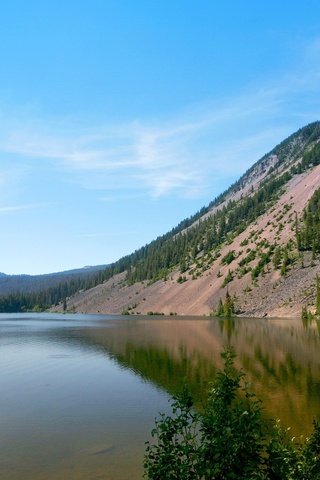 Обои вода, дерево, берег, море, пляж, склон, гора, water, tree, shore, sea, beach, slope, mountain разрешение 1920x1200 Загрузить