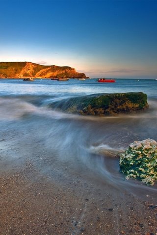 Обои вода, камни, берег, water, stones, shore разрешение 1920x1200 Загрузить