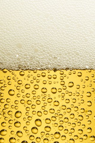 Обои желтый, капли, свежесть, пиво, пена, yellow, drops, freshness, beer, foam разрешение 1920x1200 Загрузить