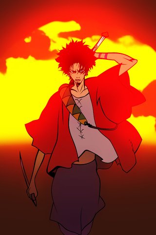 Обои солнце, самурай чамплу, samurai champloo, муген, the sun, samurai chanpur?, mugen разрешение 1920x1200 Загрузить