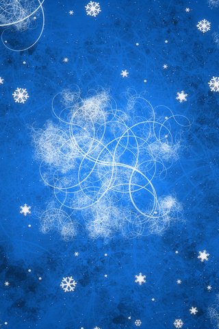 Обои новый год, снежинки, синий, узоры, завитки, new year, snowflakes, blue, patterns, curls разрешение 2560x1600 Загрузить