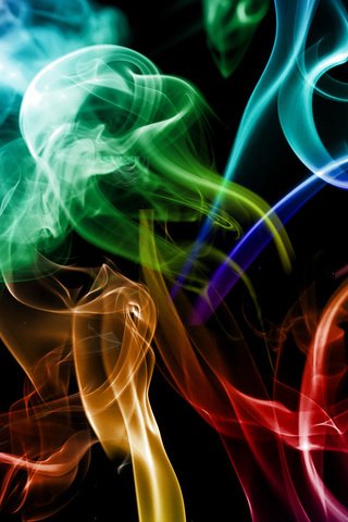 Обои абстракция, цвета, дым, креатив, colours, abstraction, color, smoke, creative разрешение 1920x1200 Загрузить