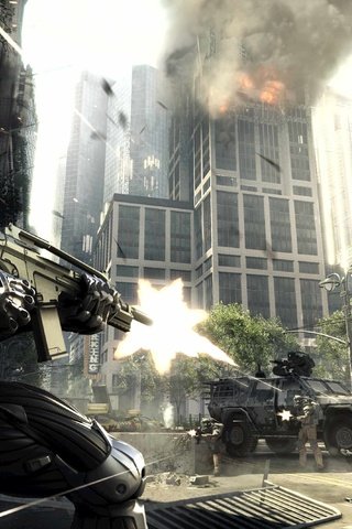 Обои оружие, город, стрельба, crysis 2, кризис 2, бойня, weapons, the city, shooting, crisis 2, slaughter разрешение 3840x2130 Загрузить