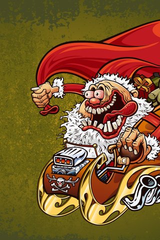 Обои новый год, мешок, санта клаус, безумен, new year, bag, santa claus, crazy разрешение 1920x1200 Загрузить