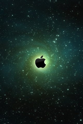 Обои космос, галактика, эппл, space, galaxy, apple разрешение 1920x1200 Загрузить