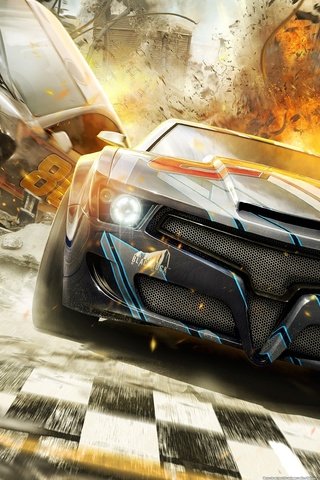 Обои cg wallpapers, взрывы, гонки, тачка, split-second, black rock studio, гоночный, explosions, race, car, racing разрешение 2560x1600 Загрузить