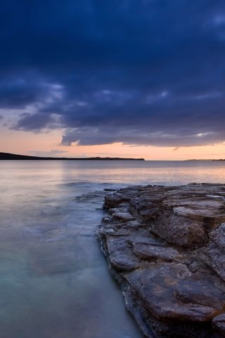 Обои вода, вечер, камни, water, the evening, stones разрешение 2560x1600 Загрузить