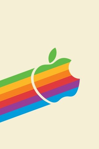 Обои цвет, минимализм, эппл, color, minimalism, apple разрешение 2560x1600 Загрузить