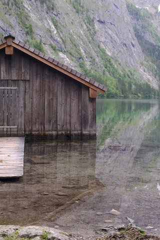 Обои озеро, отражение, хижина, boat hut, lake, reflection, hut разрешение 1920x1200 Загрузить