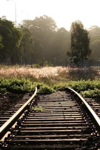 Обои железная дорога, рельсы, шпалы, railroad, rails, sleepers разрешение 1920x1200 Загрузить