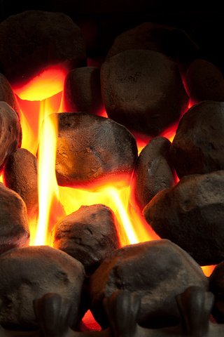 Обои камни, огонь, камин, тепло, уют, stones, fire, fireplace, heat, comfort разрешение 1920x1080 Загрузить