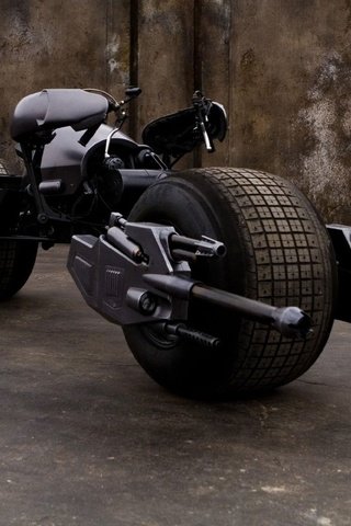 Обои мотоцикл, бэтмэн, темный рыцарь, motorcycle, batman, the dark knight разрешение 2100x1005 Загрузить