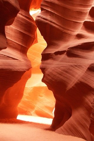 Обои скалы, песок, каньон, каньон антилопы, аризона, пещера, штат аризона, rocks, sand, canyon, antelope canyon, az, cave, arizona разрешение 2560x1600 Загрузить