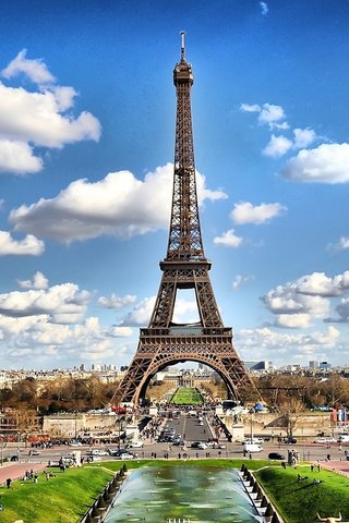 Обои париж, франция, эйфелева башня, paris, france, eiffel tower разрешение 1920x1080 Загрузить