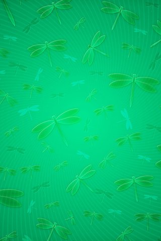Обои зелёный, фон, стрекозы, green, background, dragonflies разрешение 2560x1600 Загрузить