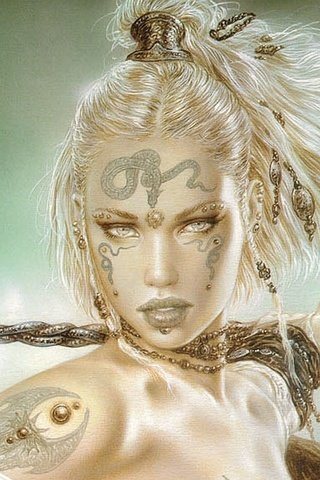 Обои девушка, воительница, меч, войн, амазонка, луис ройо, girl, warrior, sword, wars, amazon, luis royo разрешение 1920x1080 Загрузить