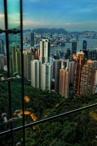 Обои вид сверху, гонконг, the view from the top, hong kong разрешение 1920x1200 Загрузить