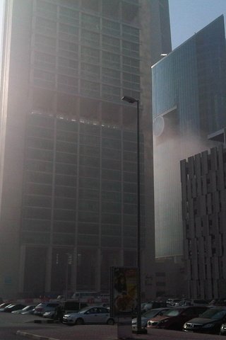 Обои туман, небоскребы, дубай, fog, skyscrapers, dubai разрешение 2048x1536 Загрузить