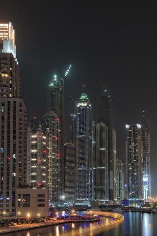 Обои ночь, огни, небоскребы, мегаполис, night, lights, skyscrapers, megapolis разрешение 1920x1200 Загрузить