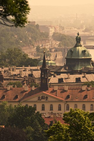 Обои река, мост, прага, чехия, river, bridge, prague, czech republic разрешение 1920x1080 Загрузить