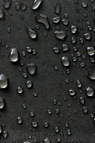 Обои вода, текстура, макро, капли, черный фон, поверхность, капли воды, water, texture, macro, drops, black background, surface, water drops разрешение 1920x1080 Загрузить