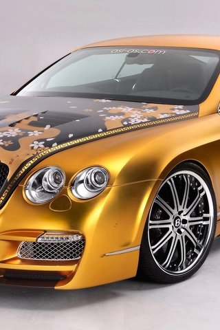 Обои машина, золотой, тюнинг, zolotoj, tyuning, бентли, континенталь, machine, gold, tuning, bentley, continental разрешение 1920x1200 Загрузить