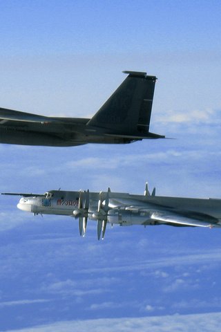 Обои медвед, f 15, raketonosec, tu 95, bear разрешение 3000x1489 Загрузить