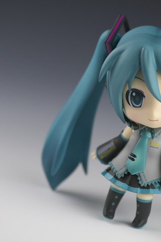 Обои девушка, аниме, вокалоид, фигурка, хатсуне мику, чиби, girl, anime, vocaloid, figure, hatsune miku, chibi разрешение 1920x1200 Загрузить