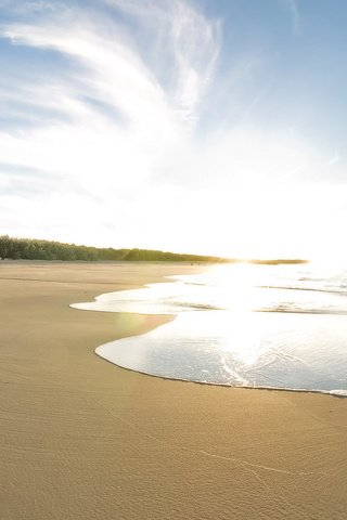 Обои пляж, beach разрешение 3840x1200 Загрузить