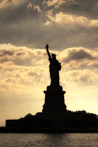 Обои пейзаж, сша, нью-йорк, статуя свободы, landscape, usa, new york, the statue of liberty разрешение 2560x1600 Загрузить