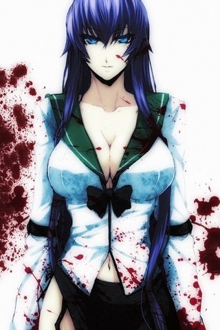 Обои девушка, аниме, highschool of the dead, kartinka, syuzhet, yepizod, рисоунок, girl, anime, risunok разрешение 1920x1200 Загрузить