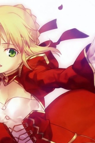 Обои аниме, fate stay night, kartinka, yepizod, personazh, сабля, экстра, рисоунок, anime, saber, extra, risunok разрешение 1920x1200 Загрузить