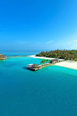 Обои море, пляж, остров, тропики, мальдивы, sea, beach, island, tropics, the maldives разрешение 5616x3744 Загрузить