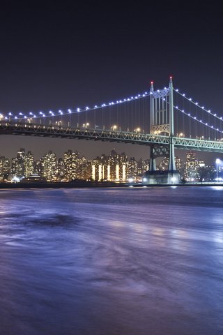 Обои new york city, the triborough bridge разрешение 1920x1080 Загрузить