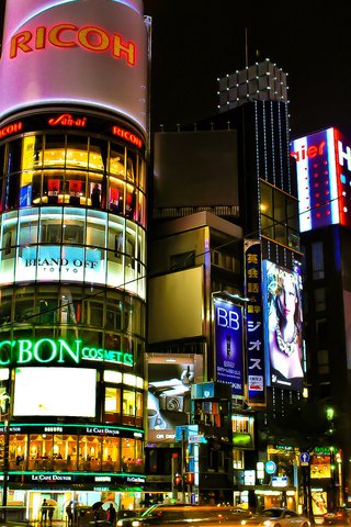 Обои город, япония, улица, здания, японии, токио, магазины, the city, japan, street, building, tokyo, stores разрешение 1920x1080 Загрузить