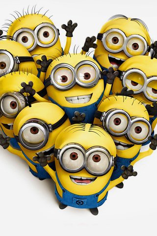 Обои белый фон, 3dжелтые, гадкий я, миньоны, white background, despicable me, minions разрешение 1920x1080 Загрузить