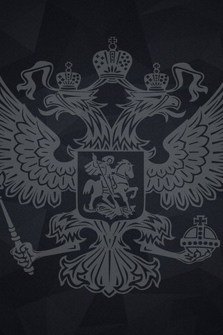 Обои черный фон, герб россии на сером фоне, золотой герб россии, black background, russian coat of arms on a grey background, golden coat of arms of russia разрешение 2560x1440 Загрузить