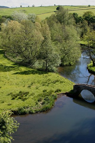 Обои вода, река, лето, мост, англия, water, river, summer, bridge, england разрешение 1920x1080 Загрузить