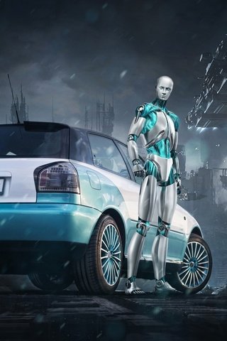 Обои робот, ауди, тюнинг, диски, a3, eset, vilner, вид сзади, robot, audi, tuning, drives, rear view разрешение 1920x1200 Загрузить