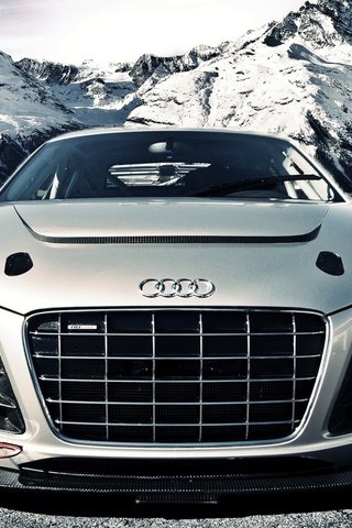 Обои audi r8 в горах, audi r8 in mountains разрешение 1920x1080 Загрузить