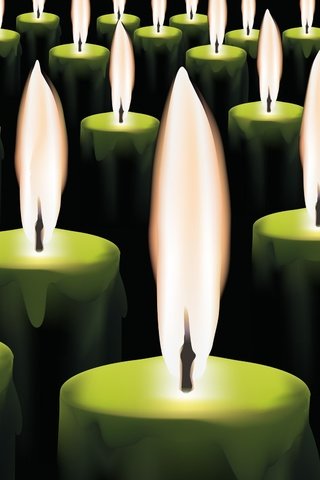 Обои свечи, огонь, воск, candles, fire, wax разрешение 2560x1600 Загрузить